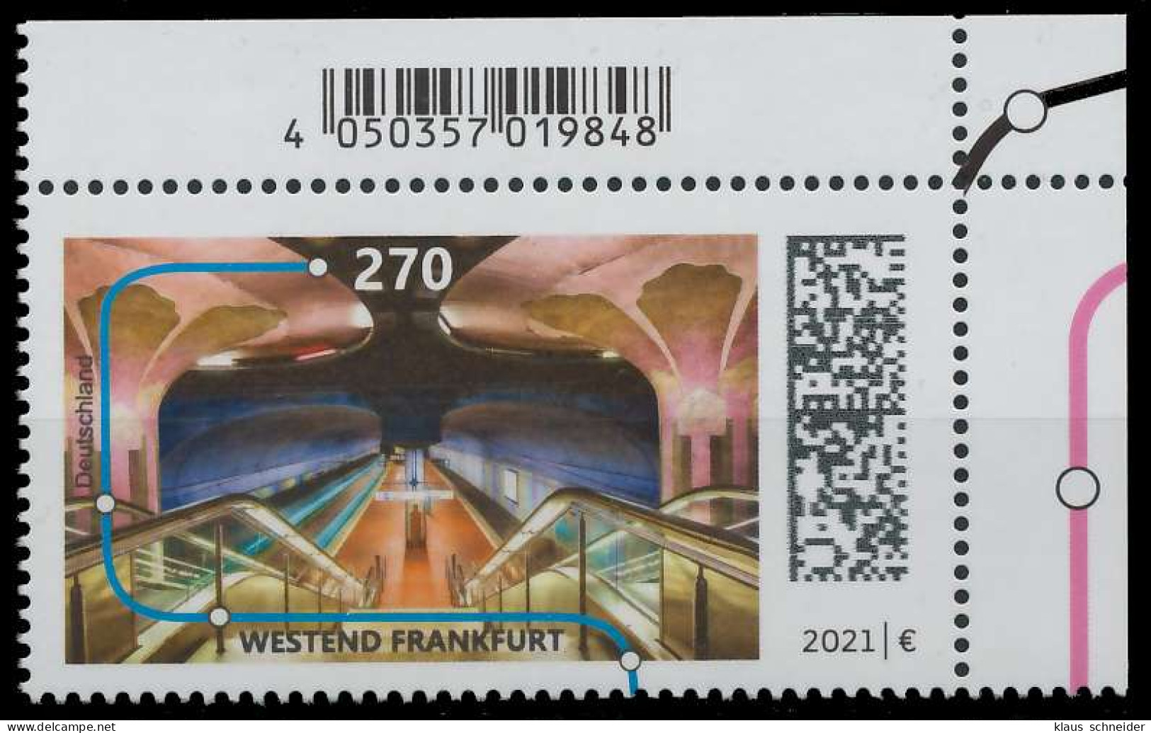 BRD BUND 2021 Nr 3594 Postfrisch ECKE-ORE X5291F6 - Unused Stamps