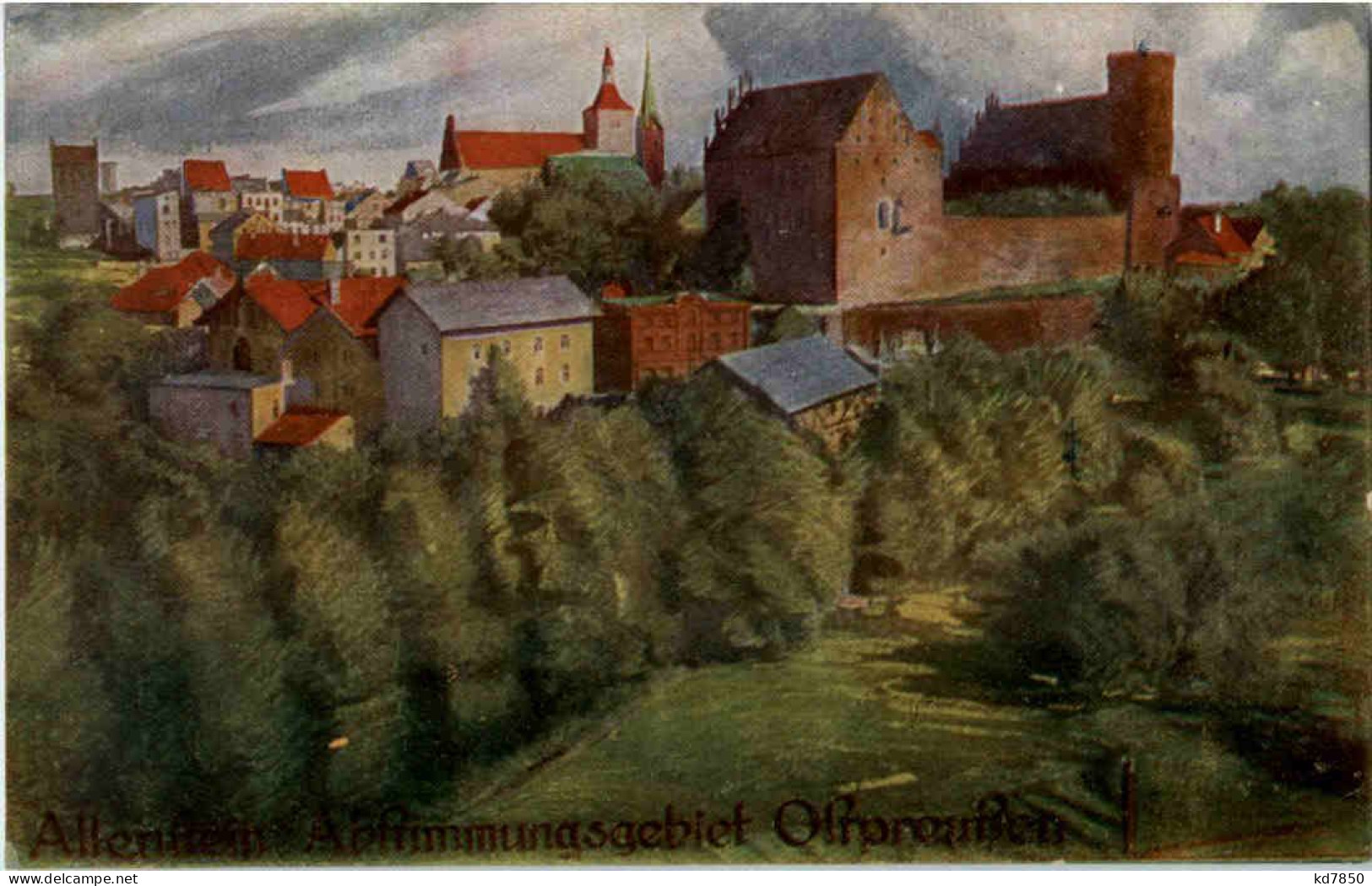 Allenstein - Abstimmungsgebiet Ostpreussen - Ostpreussen