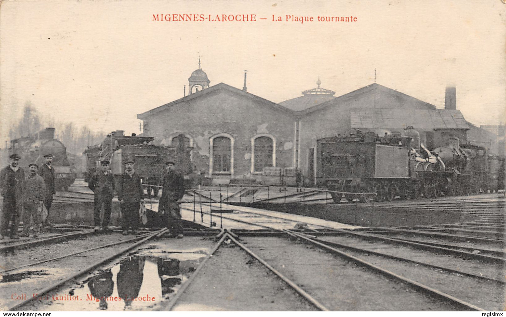 89-MIGENNES LAROCHE-LA PLAQUE TOURNANTE-N°2049-D/0005 - Migennes
