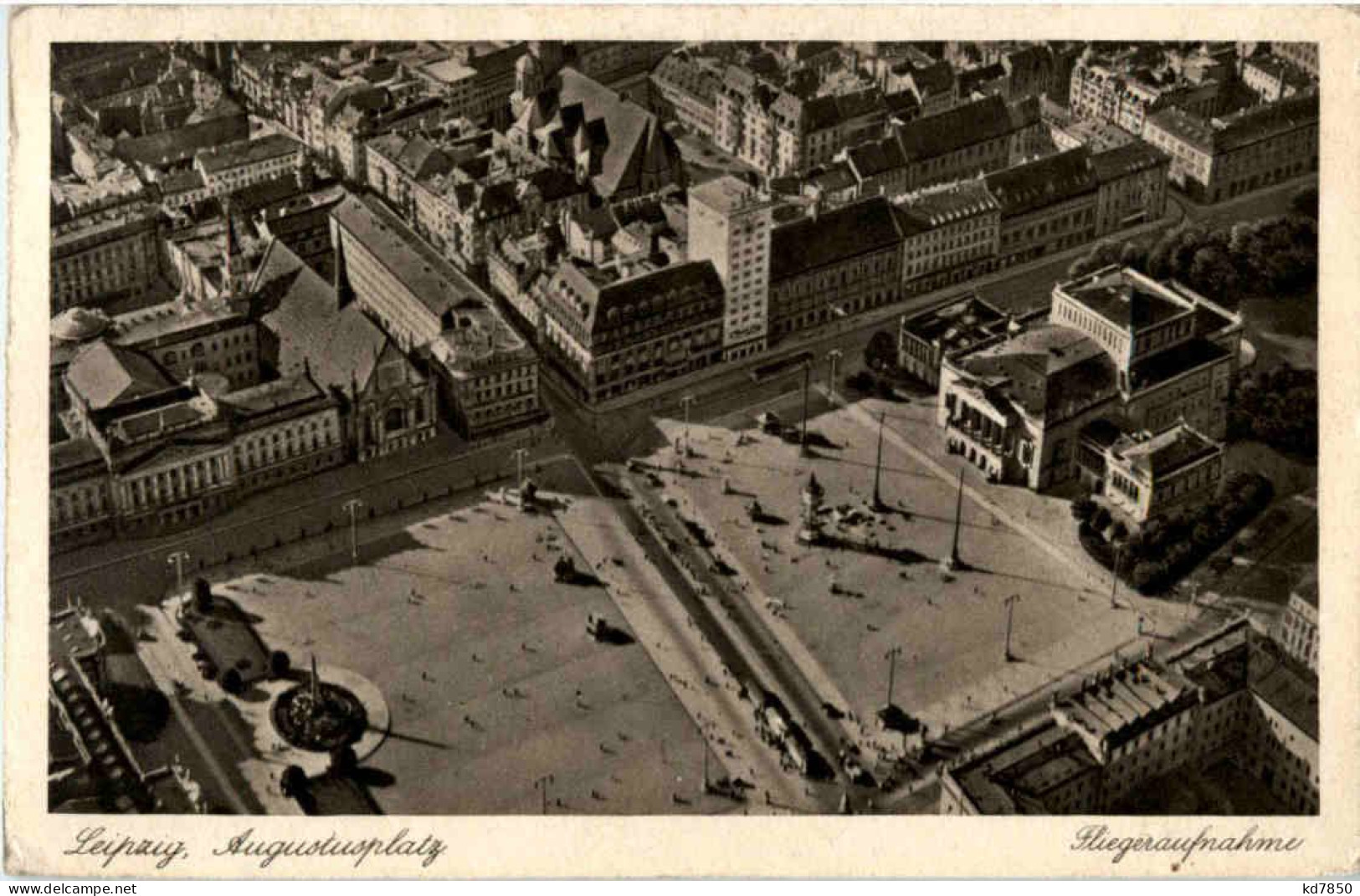 Leipzig - Augustusplatz - Fliegeraufnahme - Leipzig