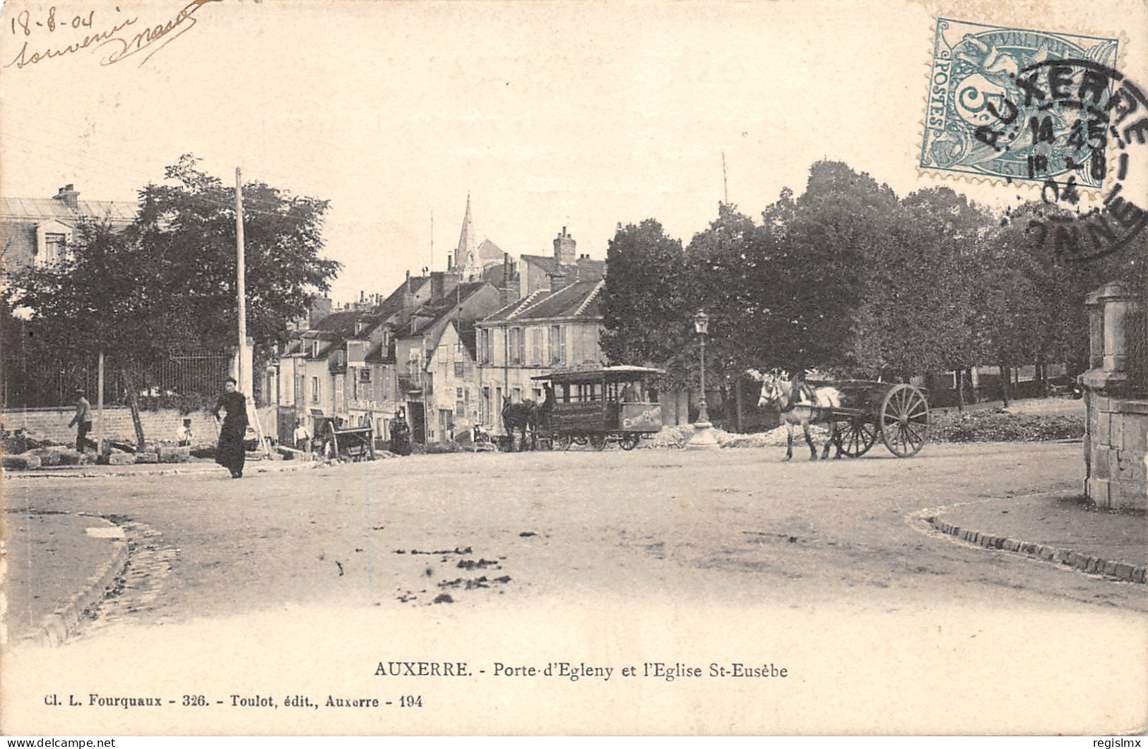 89-AUXERRE-PORTE D EGLENY-N°2049-C/0217 - Auxerre