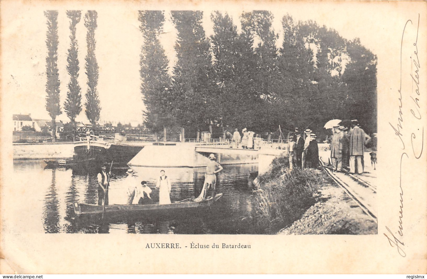 89-AUXERRE-ECLUSE DU BATARDEAU-N°2049-C/0181 - Auxerre