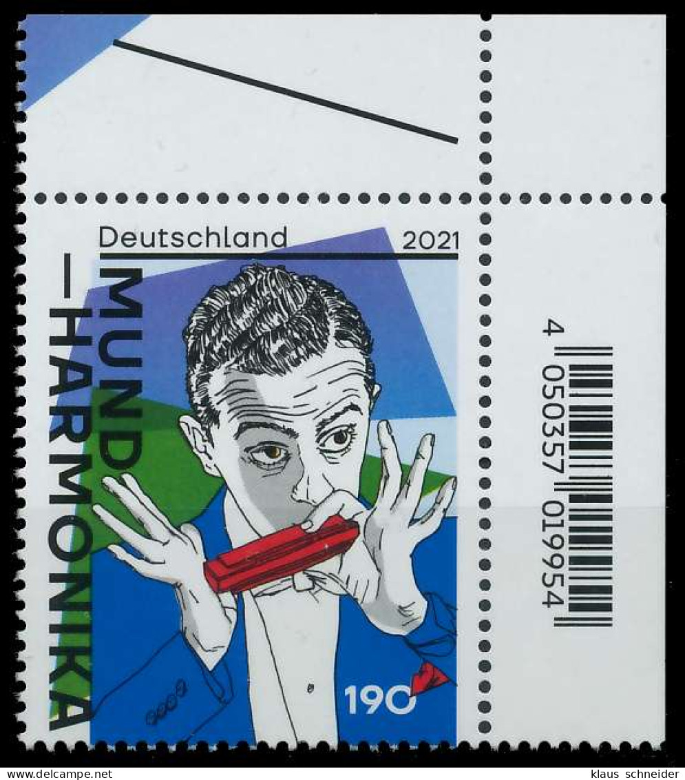 BRD BUND 2021 Nr 3601 Postfrisch ECKE-ORE X52BB2E - Unused Stamps