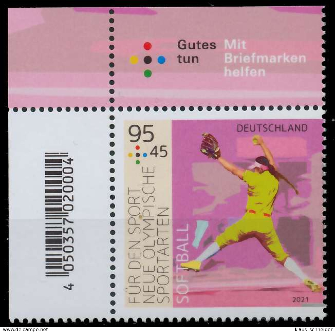 BRD BUND 2021 Nr 3603 Postfrisch ECKE-OLI X52BB9E - Unused Stamps