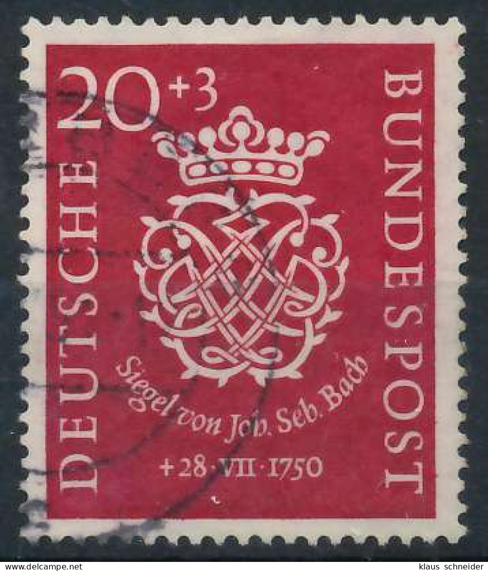 BRD BUND 1950 Nr 122 Gestempelt X52BDE2 - Oblitérés