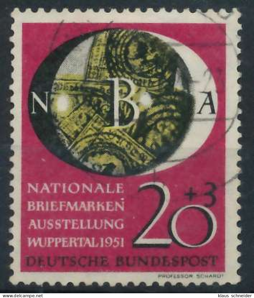 BRD BUND 1951 Nr 142 Gestempelt X52BDDE - Usati