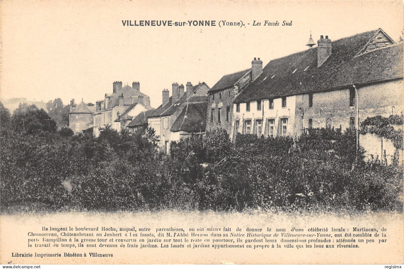 89-VILLENEUVE SUR YONNE-LES FOSSES SUD-N°2049-B/0131 - Villeneuve-sur-Yonne