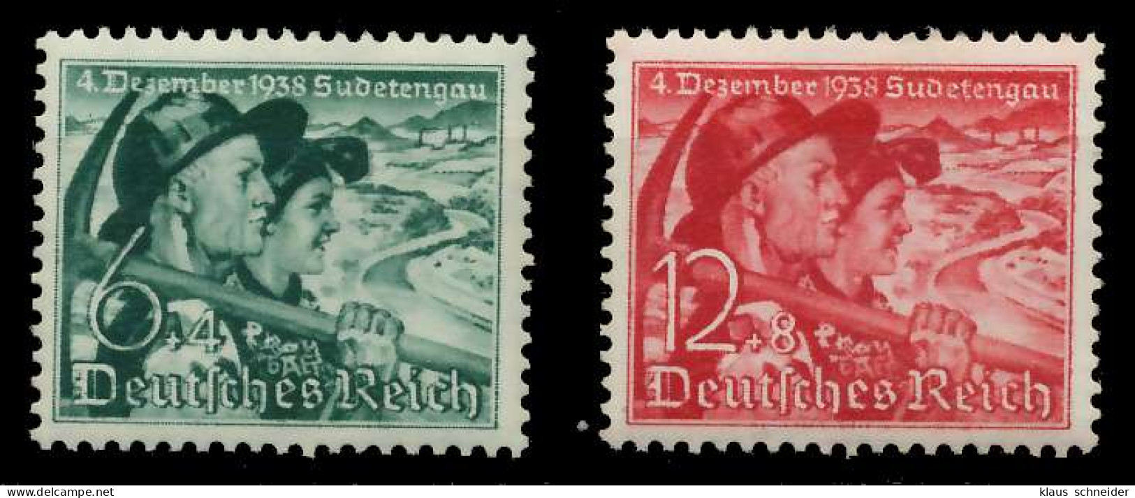 DEUTSCHES REICH 1938 Nr 684y-685 Ungebraucht X52BE72 - Unused Stamps