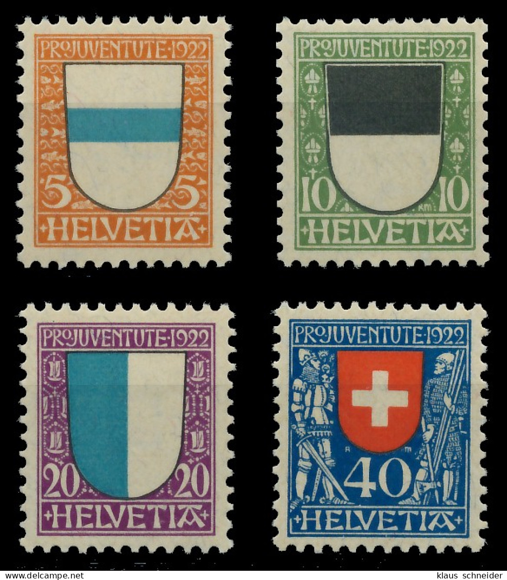 SCHWEIZ PRO JUVENTUTE Nr 175-178 Postfrisch X52BF9E - Ongebruikt