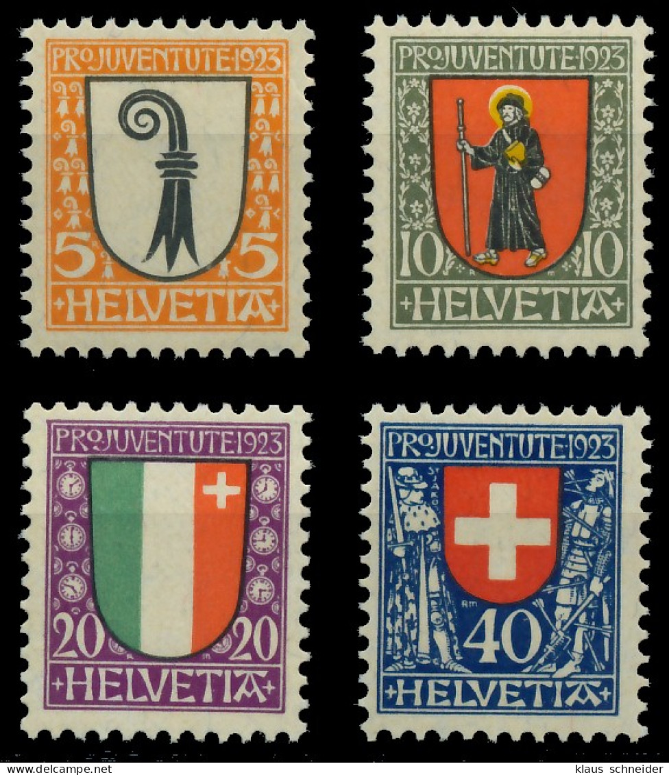 SCHWEIZ PRO JUVENTUTE Nr 185-188 Postfrisch X52BFA2 - Unused Stamps
