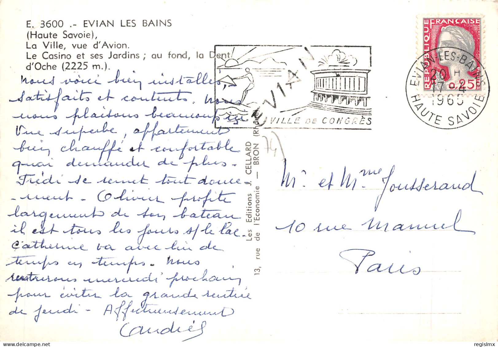 74-EVIAN LES BAINS-N°2101-C/0111 - Evian-les-Bains