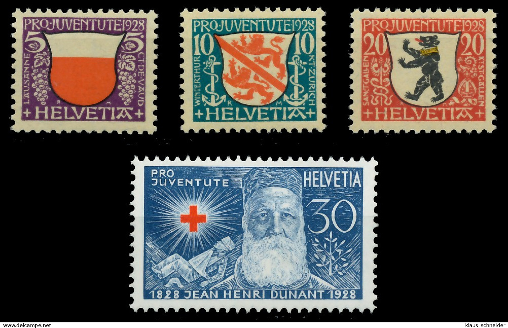 SCHWEIZ PRO JUVENTUTE Nr 229-232 Postfrisch X52BFC6 - Unused Stamps