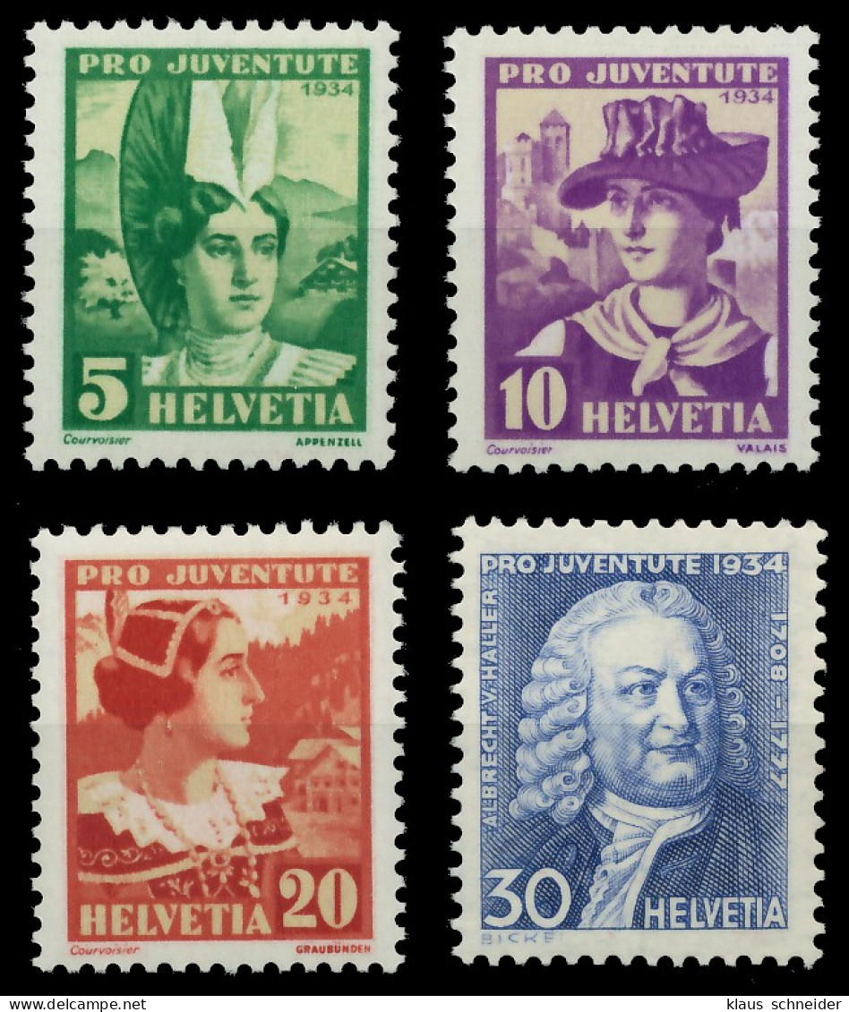 SCHWEIZ PRO JUVENTUTE Nr 281-284 Postfrisch X52BFEA - Unused Stamps