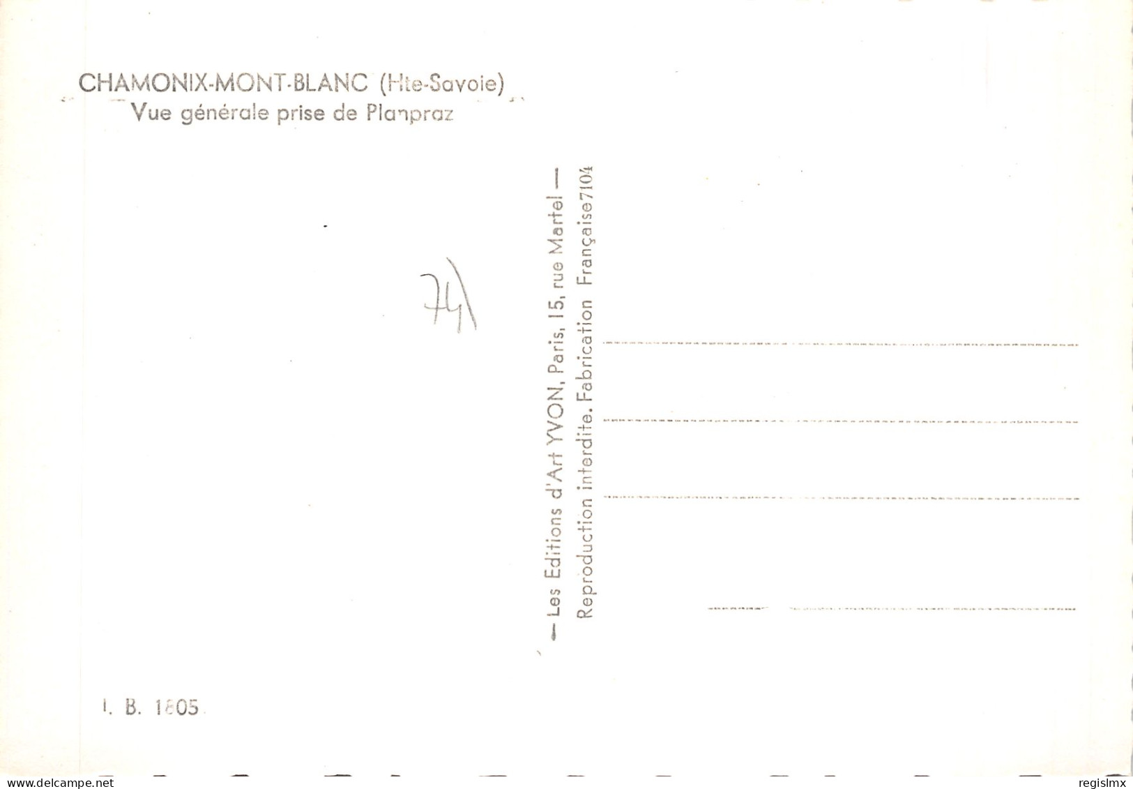74-CHAMONIX MONT BLANC-N°2101-B/0317 - Chamonix-Mont-Blanc