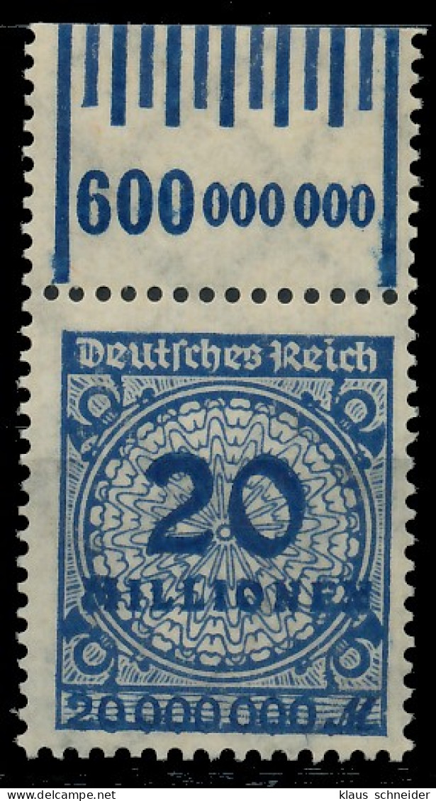 DEUTSCHES REICH 1923 INFLA Nr 319AWa OR 0-6-0 1 X52C0FE - Unused Stamps