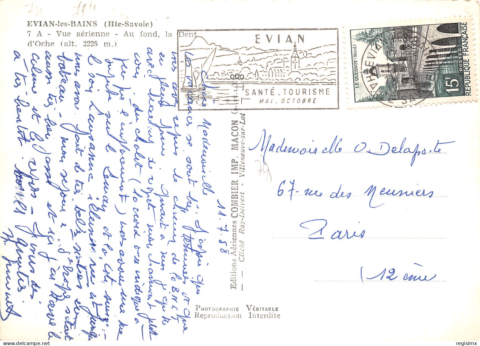 74-EVIAN LES BAINS-N°2102-B/0121 - Evian-les-Bains