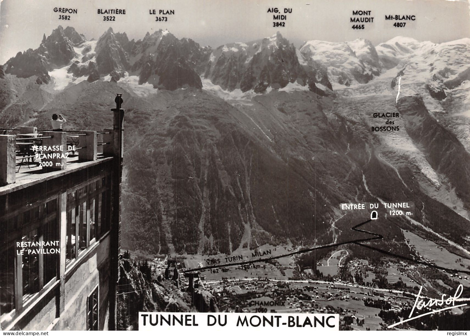 74-CHAMONIX MONT BLANC TUNNEL-N°2102-A/0271 - Chamonix-Mont-Blanc