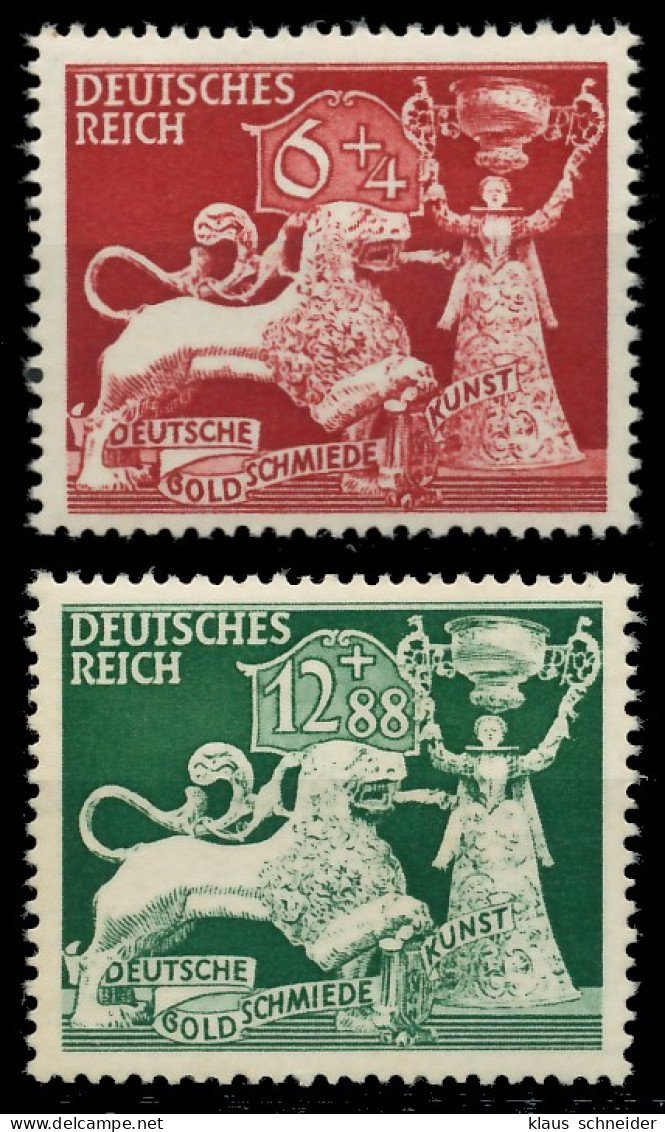 DEUTSCHES REICH 1942 Nr 816-817 Postfrisch S1451CA - Unused Stamps