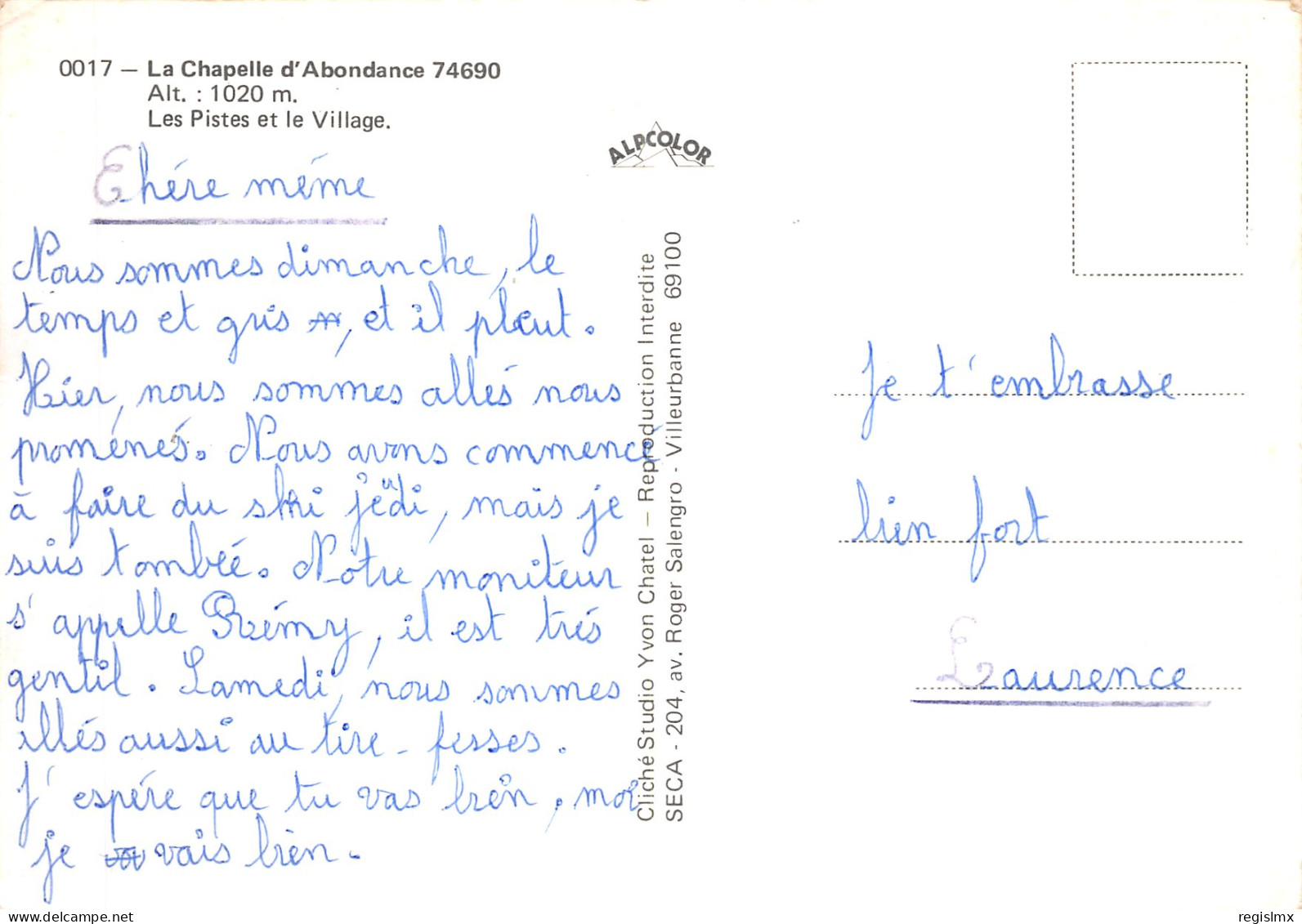 74-LA CHAPELLE D ABONDANCE-N°2102-A/0183 - La Chapelle-d'Abondance