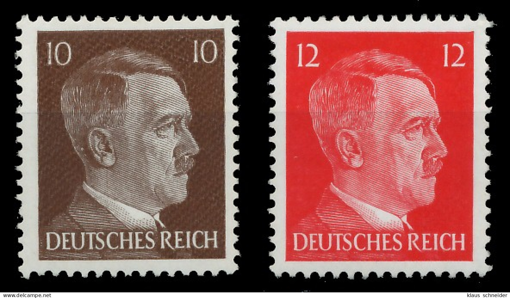 DEUTSCHES REICH 1942 Nr 826-827 Postfrisch S145222 - Unused Stamps