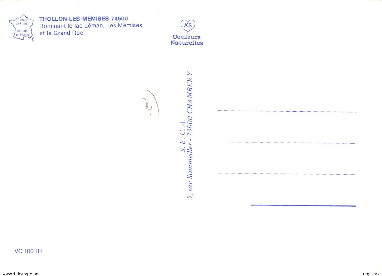 74-THOLLON LES MEMISES LE GRAND ROC-N°2102-A/0083 - Thollon
