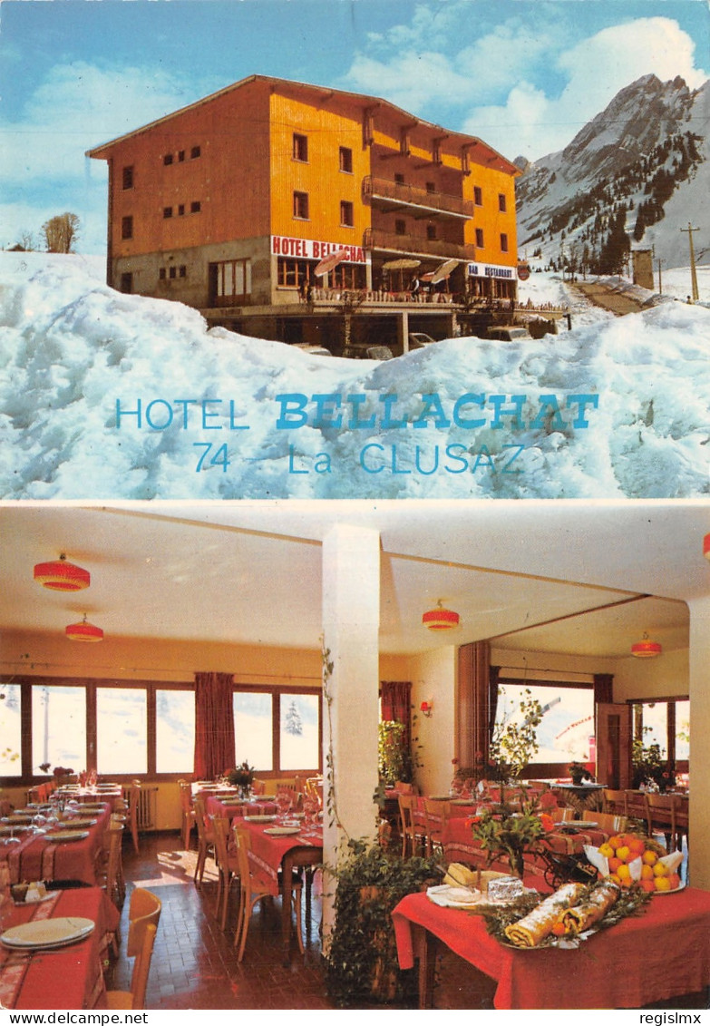 74-LA CLUSAZ HOTEL BELLACHAT-N°2102-A/0041 - La Clusaz