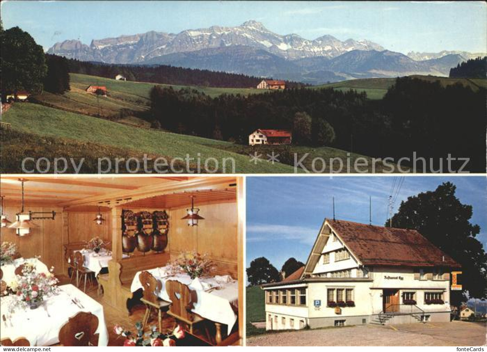 11877442 Herisau AR Restaurant Zum Egg Stube Panorama Herisau - Sonstige & Ohne Zuordnung