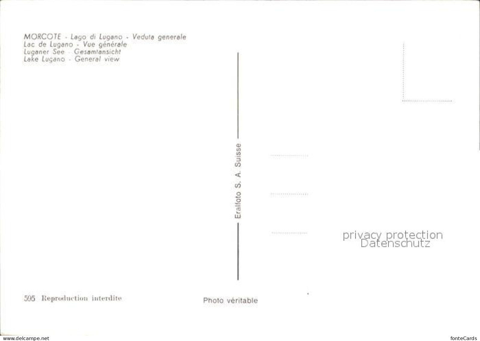 11877438 Morcote TI Veduta Generale Morcote - Other & Unclassified