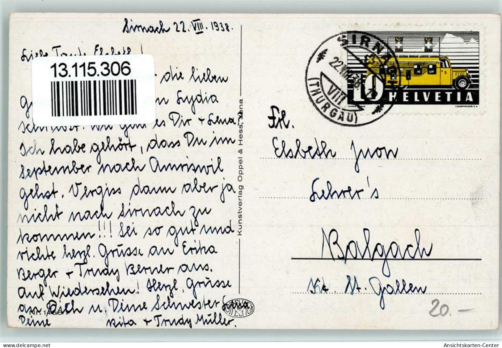 13115306 - Baumgarten, Fritz Verlag Oppel & Hess Serie - Baumgarten, F.