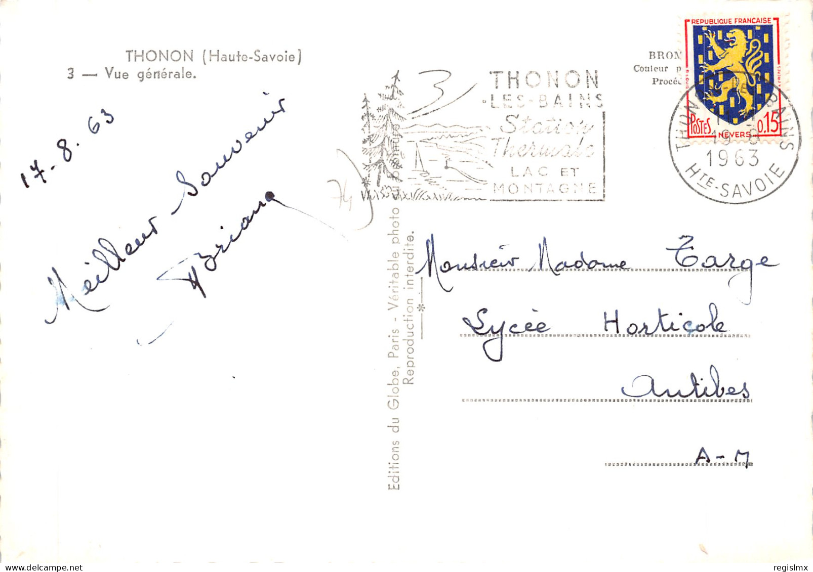 74-THONON LES BAINS-N°2102-D/0167 - Thonon-les-Bains