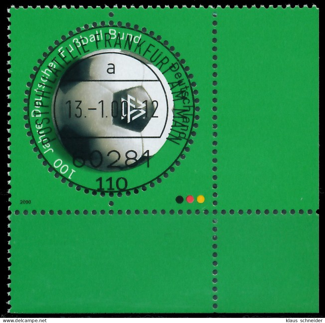 BRD BUND 2000 Nr 2091 Gestempelt ECKE-URE X5525DE - Used Stamps