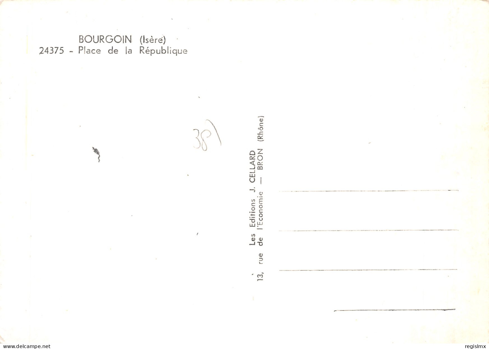 38-BOURGOIN-N°2103-D/0223 - Bourgoin