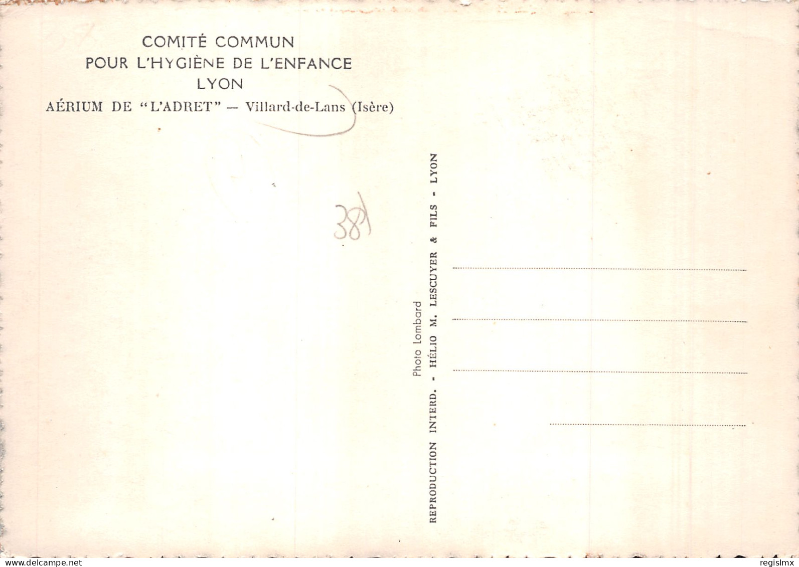 38-VILLARD DE LANS AERIUM DE L ADRET-N°2103-D/0025 - Villard-de-Lans
