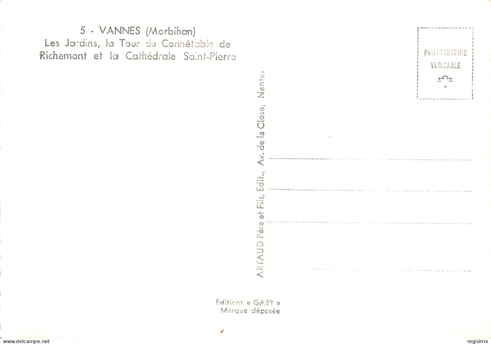 56-VANNES-N°2103-C/0037 - Vannes