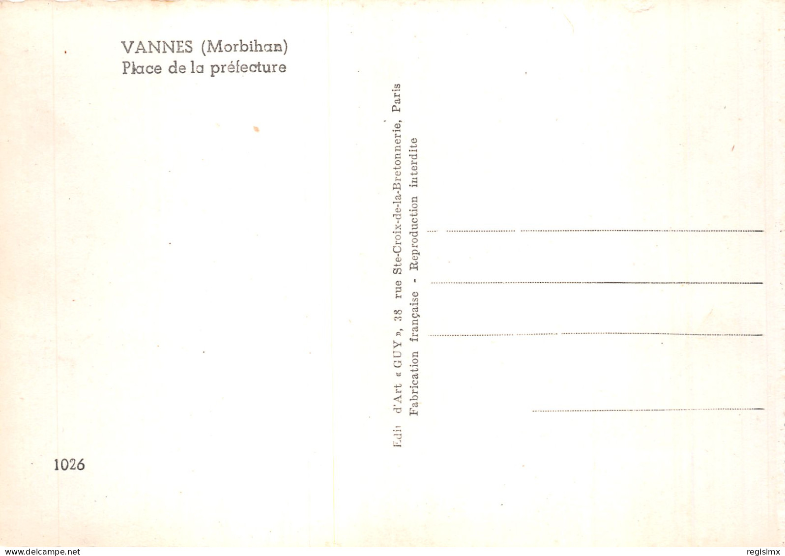 56-VANNES-N°2103-C/0013 - Vannes