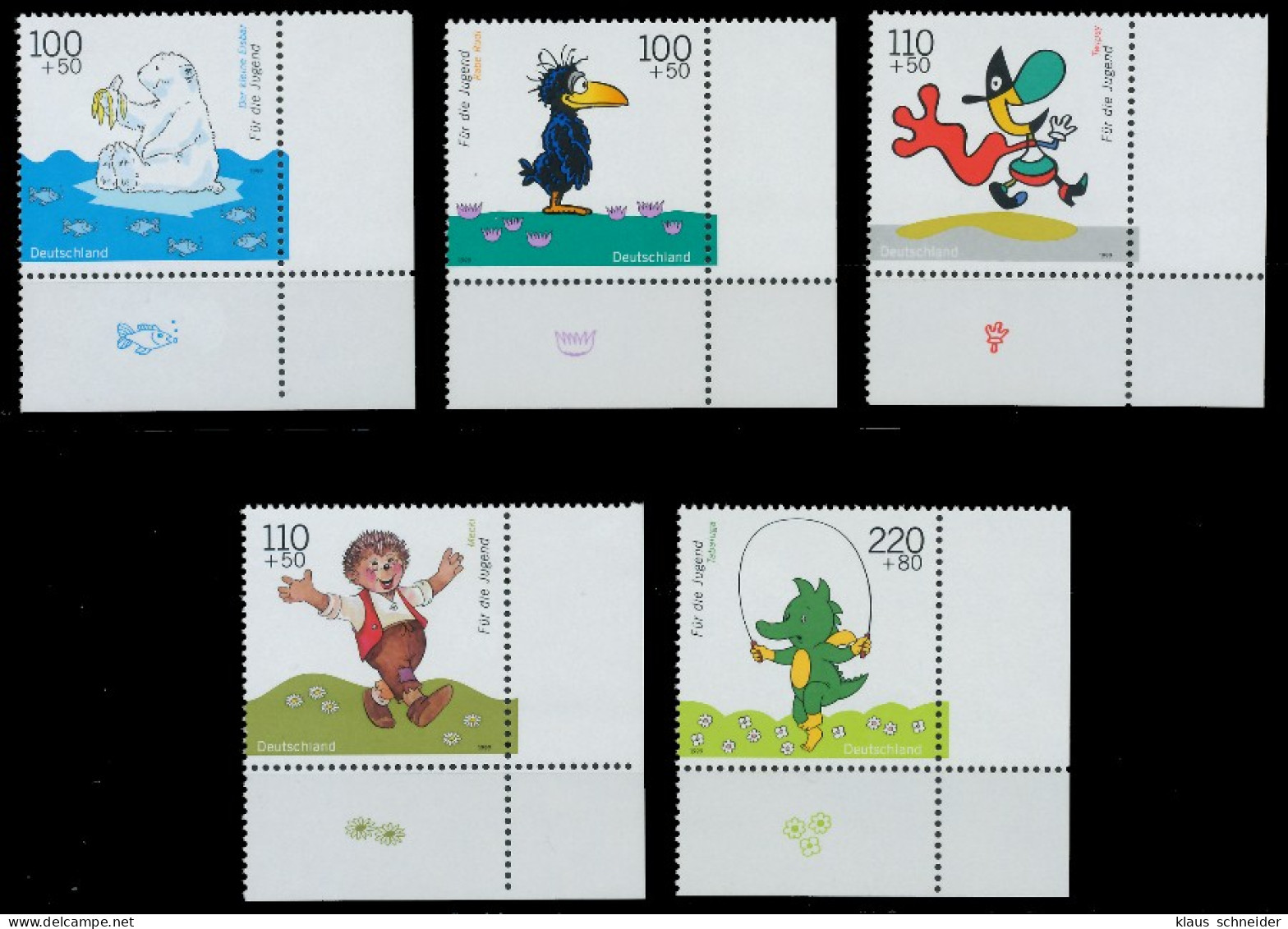 BRD BUND 1999 Nr 2055-2059 Postfrisch ECKE-URE X5527BA - Unused Stamps