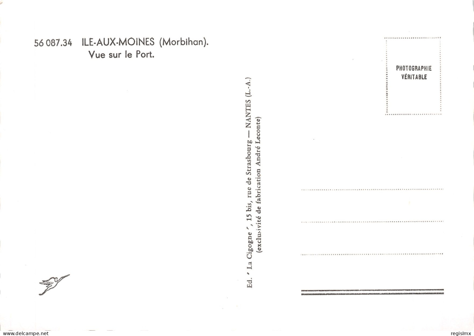 56-ILE AUX MOINES-N°2103-B/0193 - Ile Aux Moines