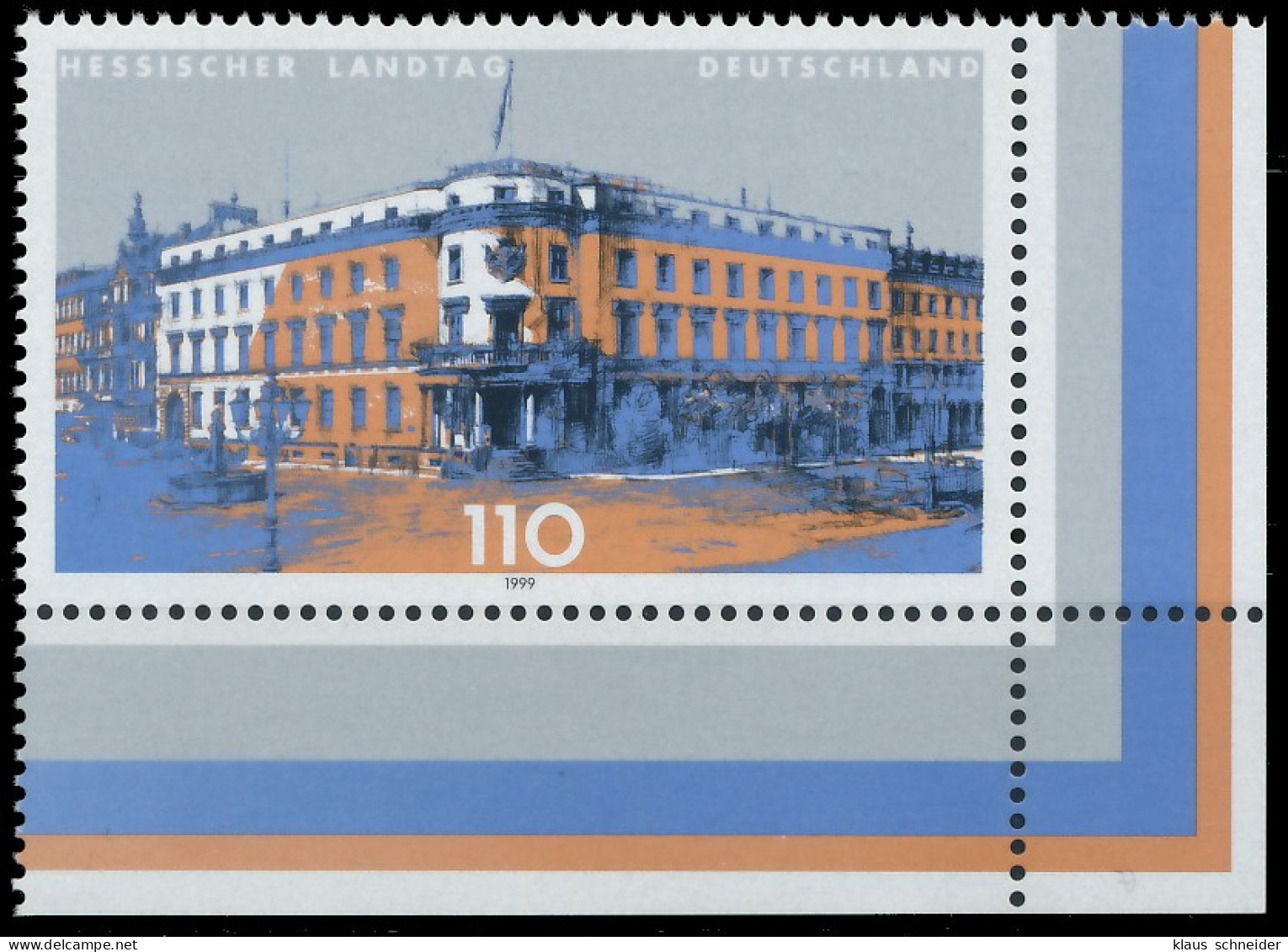 BRD BUND 1999 Nr 2030 Postfrisch ECKE-URE X552946 - Unused Stamps