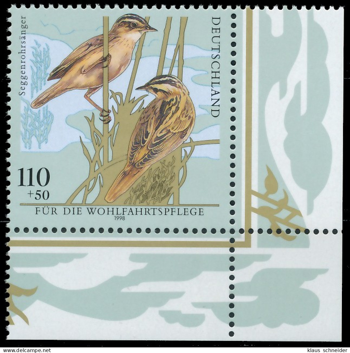 BRD BUND 1998 Nr 2018 Postfrisch ECKE-URE X552B76 - Unused Stamps