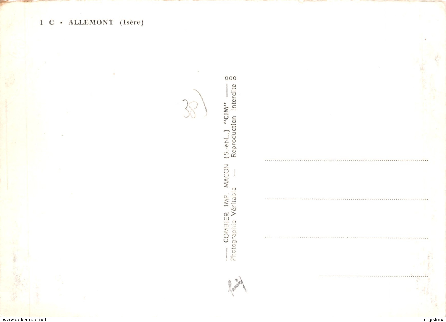 38-ALLEMONT-N°2104-A/0157 - Allemont