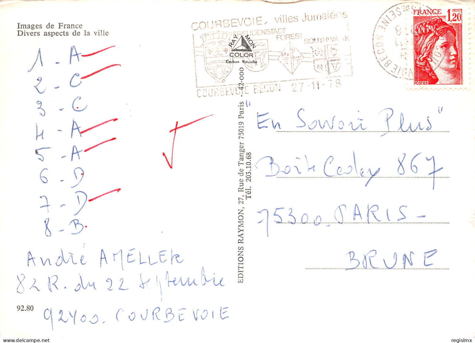 92-COURBEVOIE-N°2105-A/0303 - Courbevoie