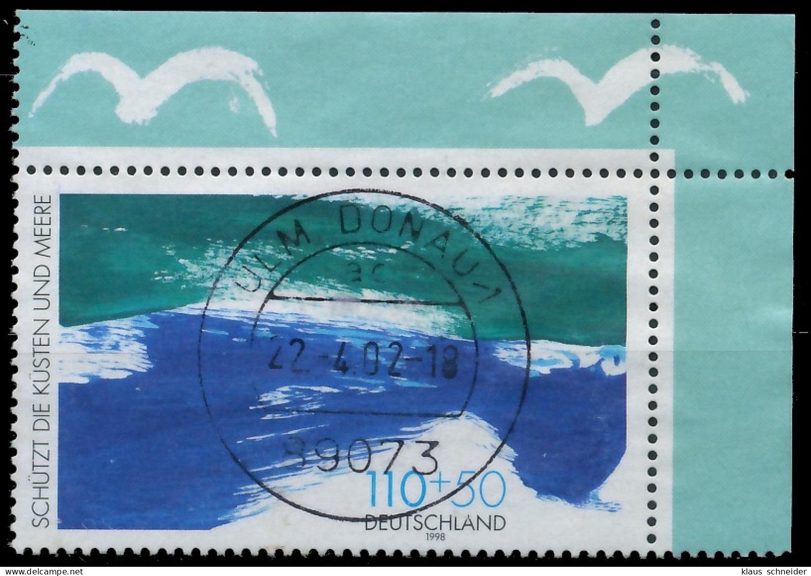 BRD BUND 1998 Nr 1989 Zentrisch Gestempelt ECKE-URE X557CFE - Used Stamps