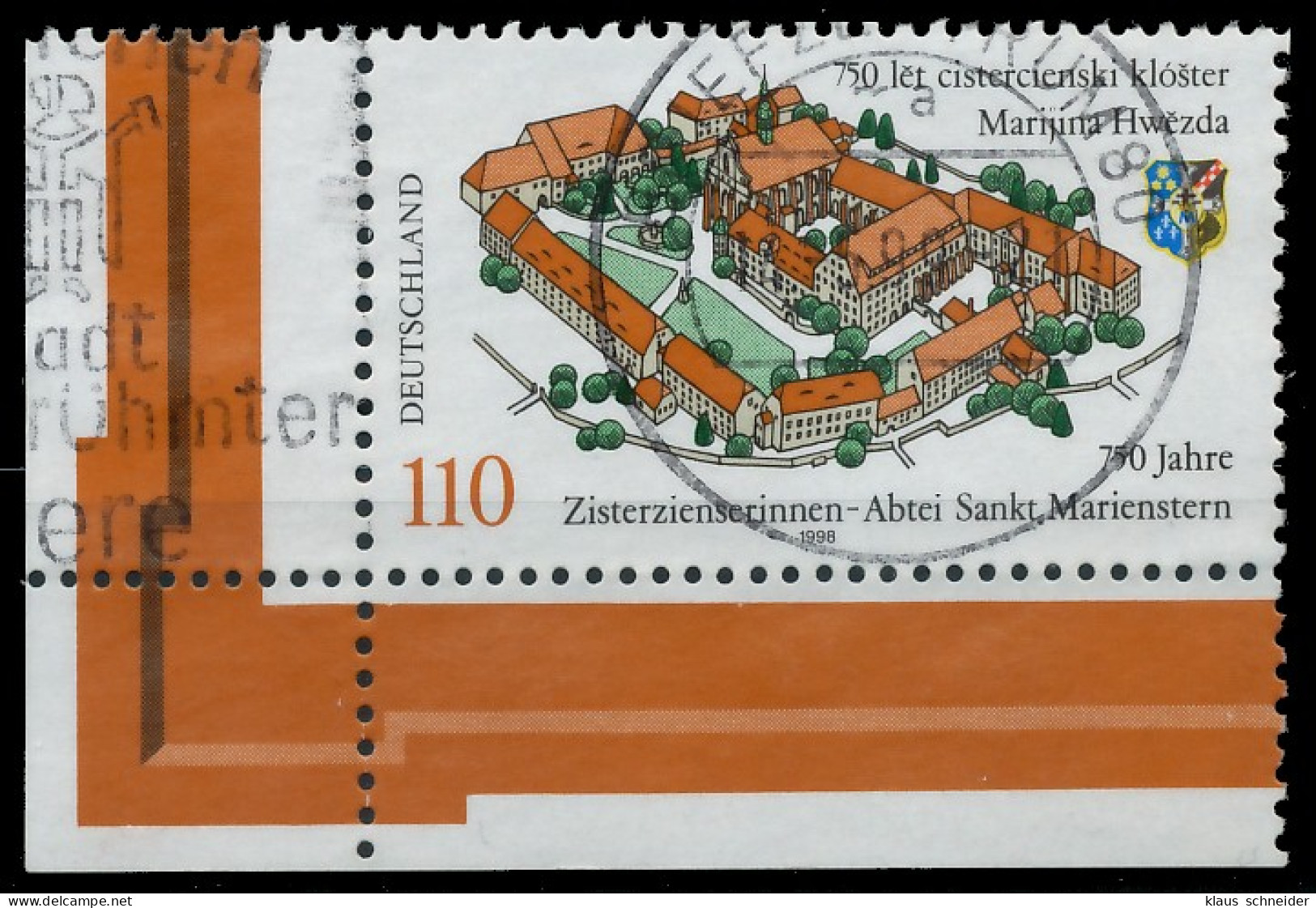 BRD BUND 1998 Nr 1982 ESST Zentrisch Gestempelt ECKE-ULI X557CD6 - Used Stamps