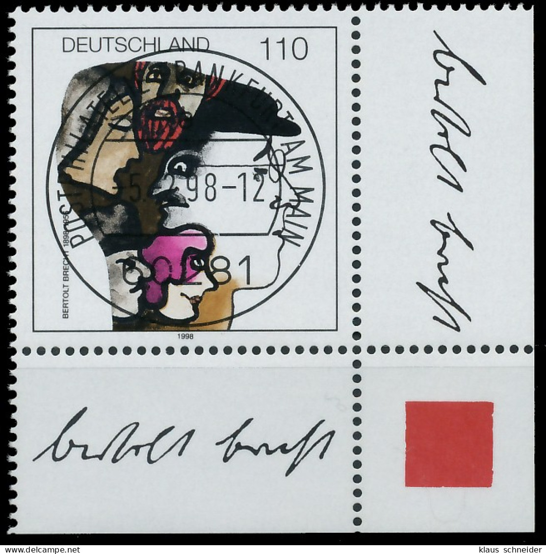 BRD BUND 1998 Nr 1972 Zentrisch Gestempelt ECKE-URE X557EFA - Used Stamps