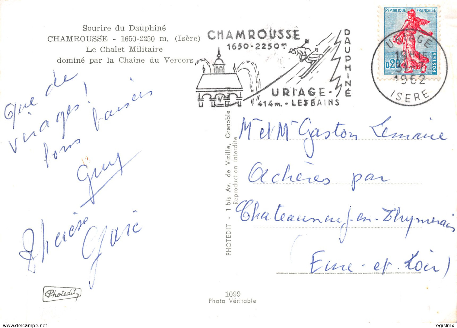 38-CHAMROUSSE-N°2104-C/0247 - Chamrousse