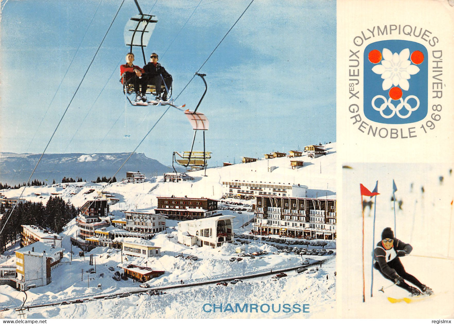 38-CHAMROUSSE JEUX OLYMPIQUE-N°2104-C/0257 - Chamrousse