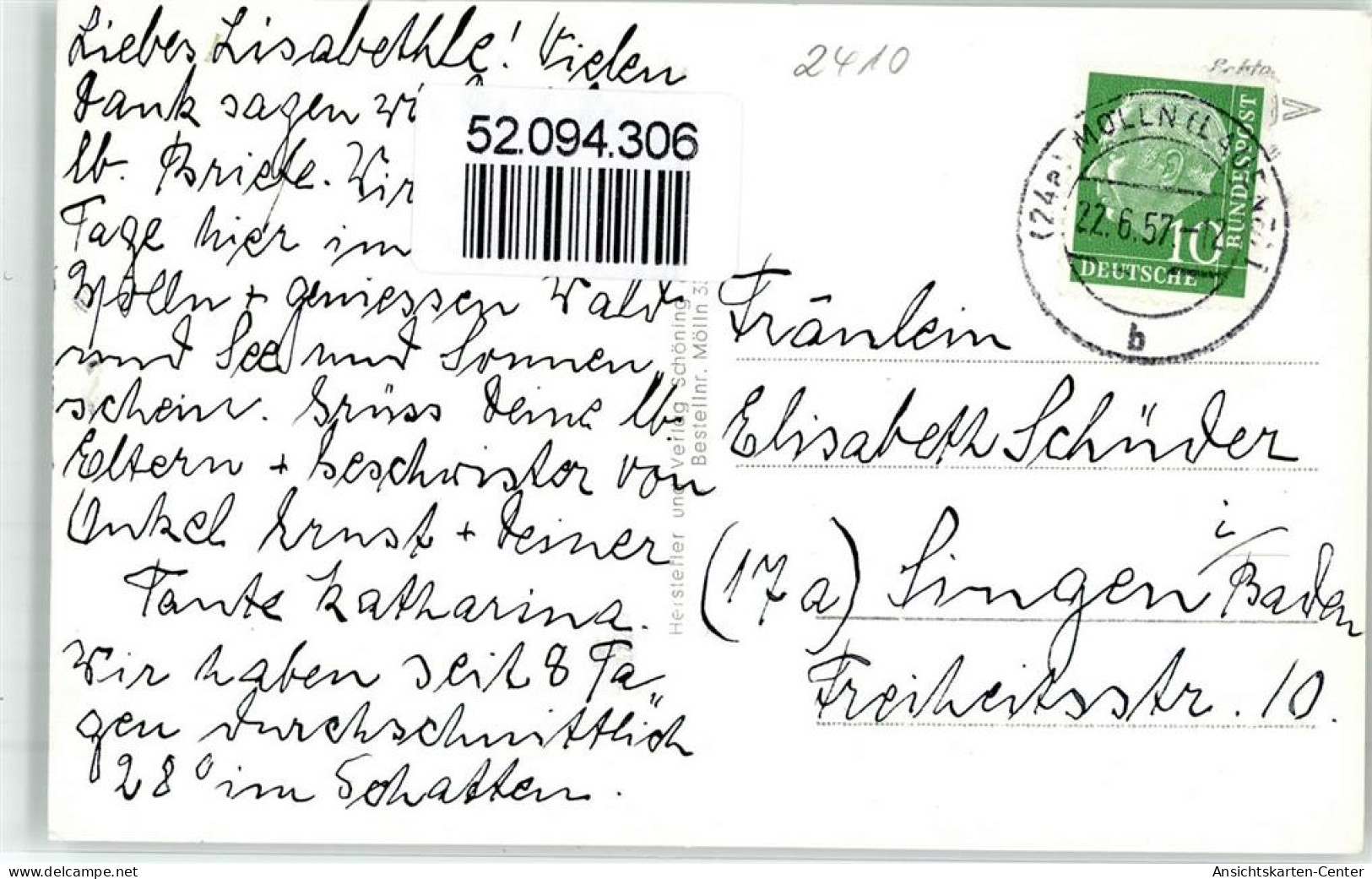 52094306 - Moelln , Kr Hzgt Lauenb - Mölln