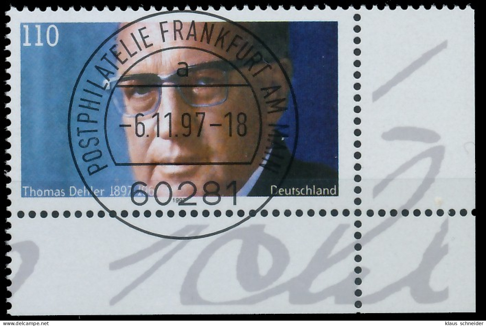 BRD BUND 1997 Nr 1963 Zentrisch Gestempelt ECKE-URE X557FAE - Used Stamps
