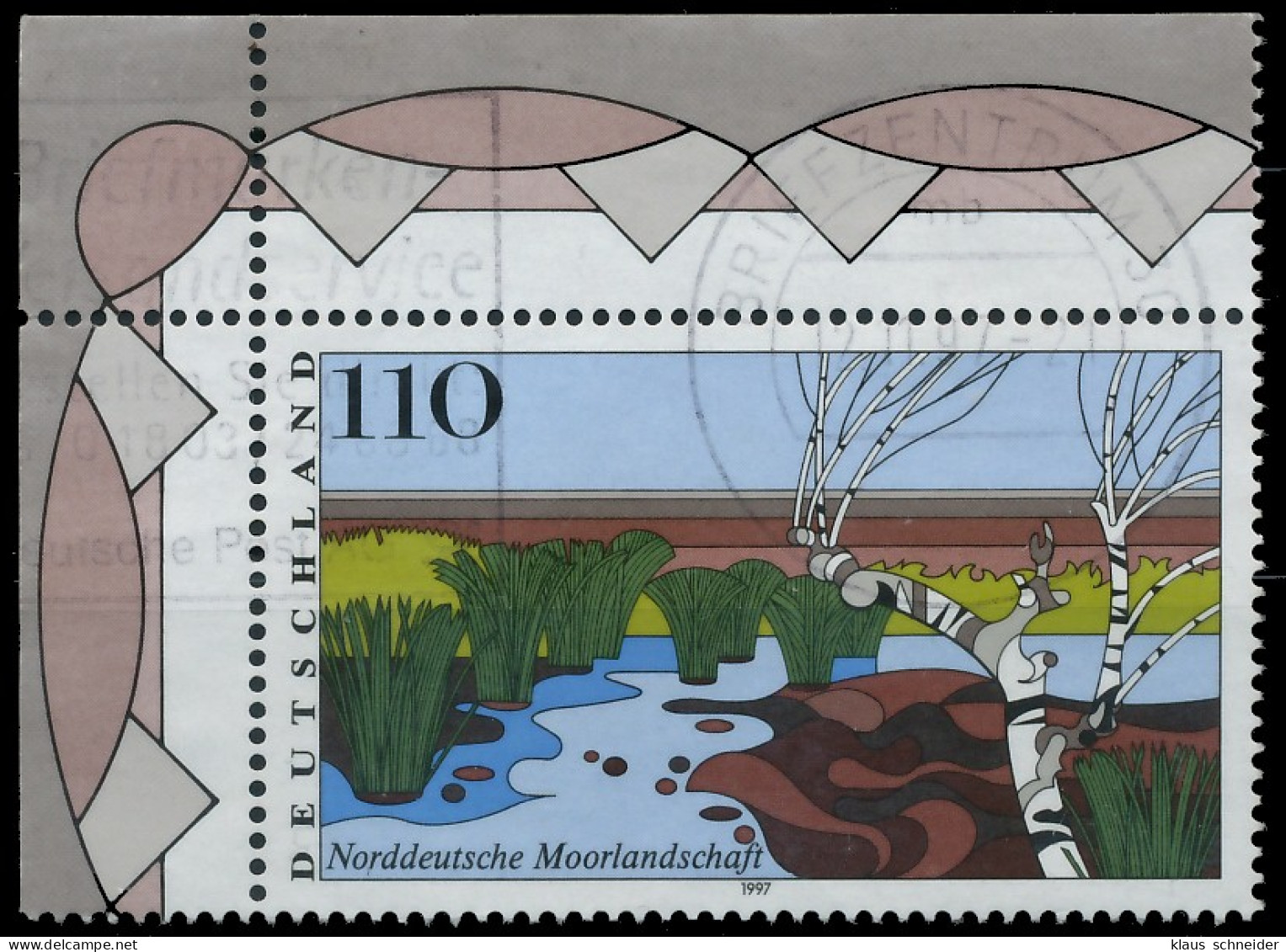 BRD BUND 1997 Nr 1945 Zentrisch Gestempelt ECKE-OLI X5580A6 - Used Stamps