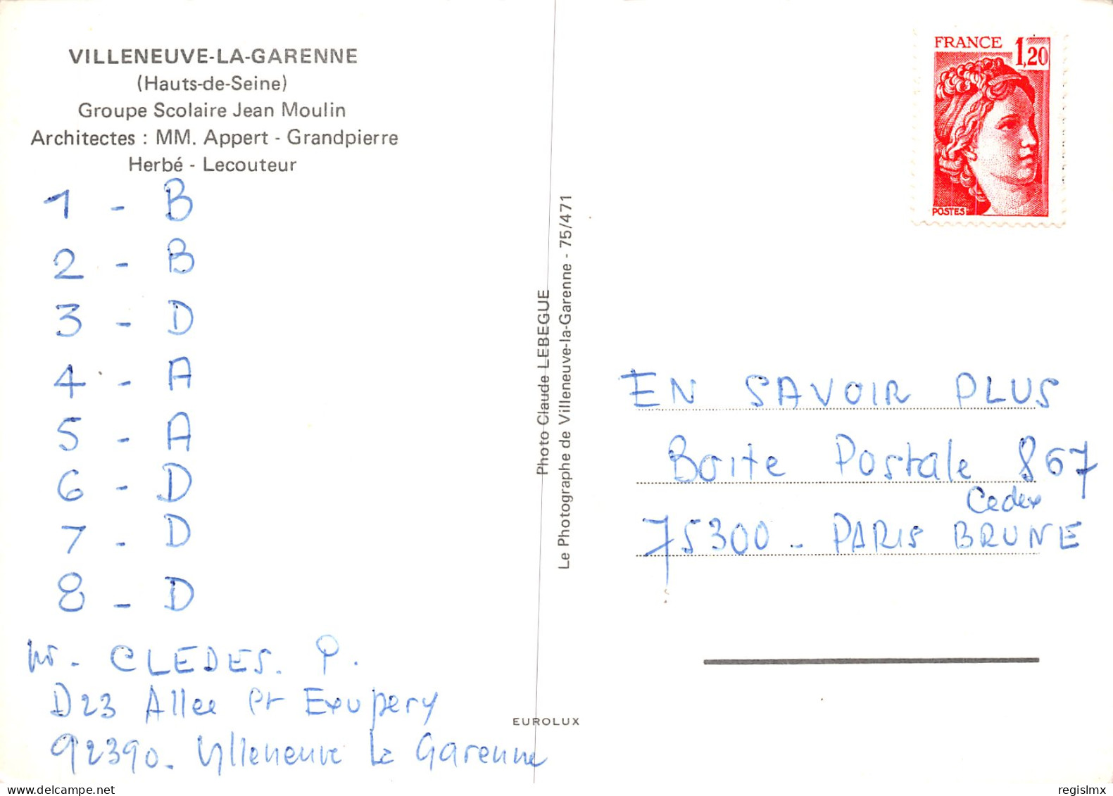 92-VILLENEUVE LA GARENNE-N°2105-C/0113 - Villeneuve La Garenne